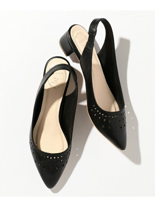 Any Sis パンチングバックストラップパンプス Rakuten Fashion 楽天