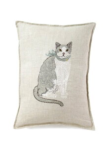 Coral & Tusk �N�b�V�����J�o�[ 30x40 Fancy cat �A�b�V���y�[�t�����X �C���e���A�E�����G�� �N�b�V�����E�N�b�V�����J�o�[�y���������z