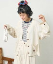 別注 リネンレーヨンノーカラーVネックジャケット<セットアップ対応>