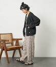 別注 リネンレーヨンノーカラーVネックジャケット<セットアップ対応>