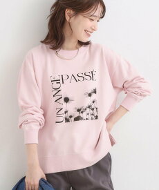 【SALE／30%OFF】SHOO・LA・RUE 【S-LL】選べる4柄 グラフィックアソート裏毛スウェット シューラルー トップス スウェット・トレーナー ピンク グレー ブラック ブルー ホワイト ブラウン