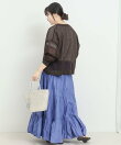 袖口ラメシアーVネックカーディガン