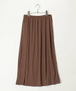 シアーチェックプリーツスカート