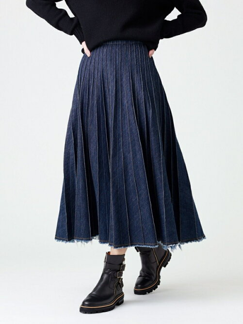 Epoca The Shop デニムプリーツスカート Rakuten Fashion 楽天ファッション 旧楽天ブランドアベニュー Bt3922