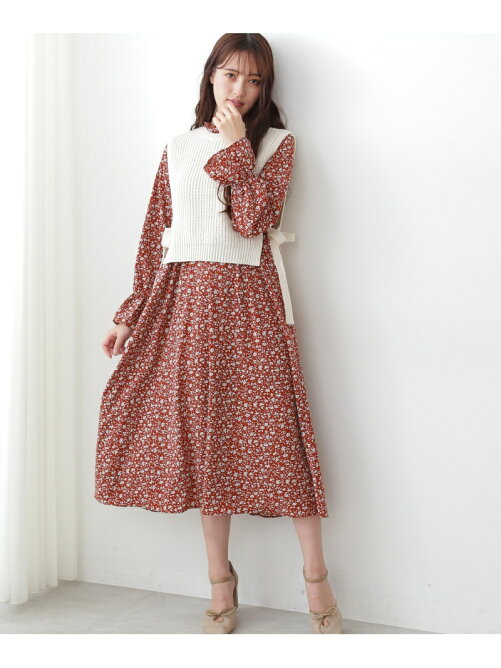 Jill By Jillstuart ニットベスト小花柄ワンピースセット Rakuten Fashion 楽天ファッション 旧楽天ブランドアベニュー Cb0922