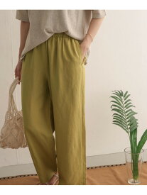 【SALE／20%OFF】DOORS テンセルリネンイージーパンツ アーバンリサーチドアーズ パンツ/ジーンズ パンツその他 イエロー ブルー グレー【送料無料】