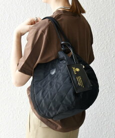 SHIPS any 《一部追加予約》【SHIPS any別注】Folna: 2WAY キルティング バッグ シップス バッグ トートバッグ ブラック ブラウン ベージュ グリーン【送料無料】