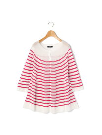 【SALE／58%OFF】KEITH エリスボーダー ニットカーディガン キース トップス ニット ネイビー レッド【送料無料】