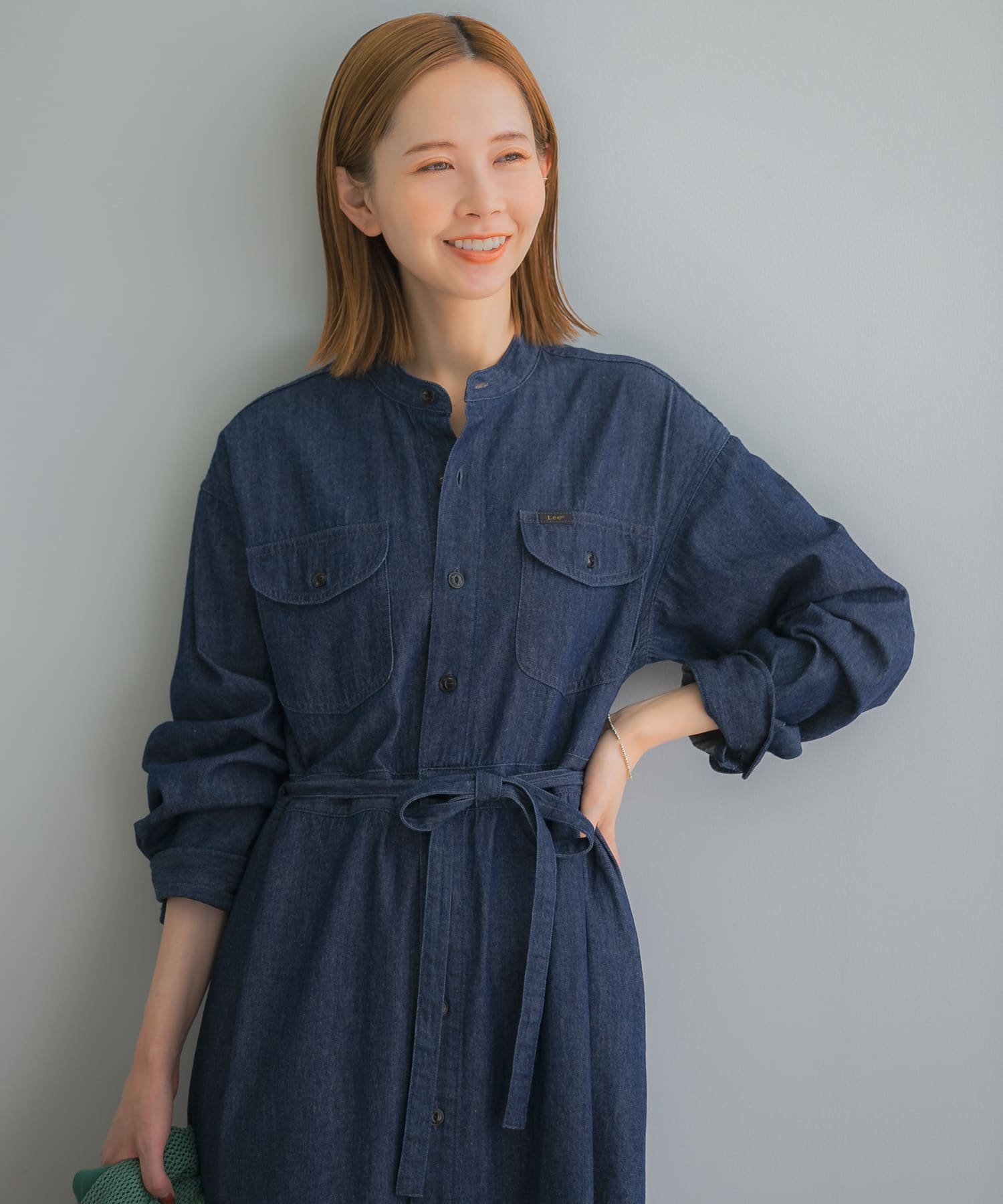URBAN RESEARCH ROSSO｜『別注』Lee*ROSSO BELTED DENIM DRESS