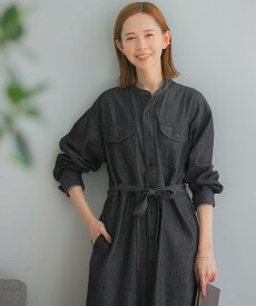 【SALE／10%OFF】URBAN RESEARCH ROSSO 『別注』Lee*ROSSO BELTED DENIM DRESS アーバンリサーチロッソ ワンピース・ドレス ワンピース ブルー【送料無料】