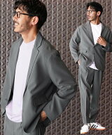 【SALE／5%OFF】JIGGYS SHOP SELECT 【セットアップ】リラックスシルエット カジュアルスーツ 上下セット…