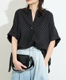 【SALE／30%OFF】JOURNAL STANDARD 《追加2》【洗える】レーヨン麻ノーカラーブラウス ジャーナル スタンダード トップス シャツ・ブラウス ブラック ホワイト ブルー【送料無料】