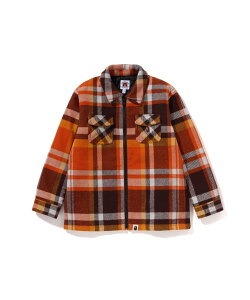 �ySALE�^30%OFF�zA BATHING APE PIRATE STORE BAPE CHECK JACKET �A �x�C�V���O �G�C�v �p�C���[�c�X�g�A �W���P�b�g�E�A�E�^�[ �u���]���E�W�����p�[ �u���[ �I�����W�y���������z