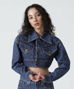 ROYAL FLASH VAQUERA×MOUSSY/���@�P��×�}�E�W�[/VQ DENIM JACKET ���C�����t���b�V�� �W���P�b�g�E�A�E�^�[ ���̑��̃W���P�b�g�E�A�E�^�[ �u���[�y���������z
