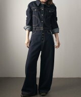 Doula Doula フロントボタンデニムセットアップ ドゥーラ ドゥーラ スーツ・フォーマル セットアップスー…