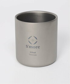 S'more S'more/(U)【Titanium cup double 】二重構造 チタンカップ 350ml アイモハ 食器・調理器具・キッチン用品 グラス・マグカップ・タンブラー シルバー【送料無料】
