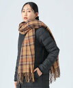 BEAMS HEART WOMEN チェック柄 大判ストール ビームス ハート ファッション雑貨 マフラー・ストール・ネックウォーマ…