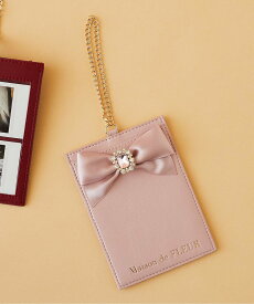 【SALE／40%OFF】Maison de FLEUR EC限定フォトケース メゾン ド フルール 財布・ポーチ・ケース ポーチ ピンク ブラック ホワイト パープル ブルー グリーン イエロー レッド