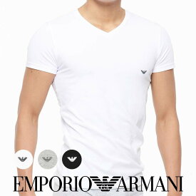 【SALE／30%OFF】EMPORIO ARMANI ストレッチコットン Vネック 半袖 メンズ Tシャツ ナイガイ トップス カットソー・Tシャツ【送料無料】