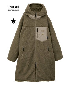 CONVERSE TOKYO 【TAION】MILITARY STAR★ QUILTING & BOA REVERSIBLE COAT(UNISEX) コンバーストウキョウ ジャケット・アウター ダウンジャケット・ダウンベスト グリーン ブラック【送料無料】