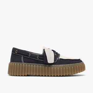 Clarks Torhill Boat �N���[�N�X �V���[�Y�E�C ���[�t�@�[ �l�C�r�[�y���������z