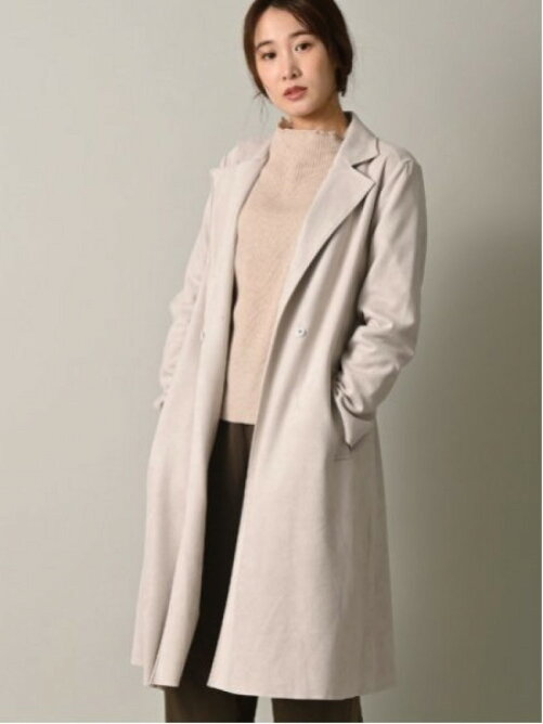 Interplanet Interplanet W ストレッチフェイクスエードコート Rakuten Fashion 楽天ファッション 旧楽天ブランドアベニュー Bx0925
