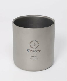 S'more S'more/(U)【Titanium cup double 】二重構造 チタンカップ 600ml アイモハ 食器・調理器具・キッチン用品 グラス・マグカップ・タンブラー シルバー【送料無料】