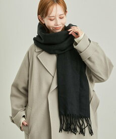 【SALE／30%OFF】ROPE' PICNIC PASSAGE アルガンオイル混カラーソリッドストール ロペピクニック ファッション雑貨 マフラー・ストール・ネックウォーマー ブラック ホワイト ベージュ ブルー ピンク