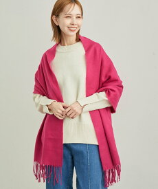 【SALE／30%OFF】ROPE' PICNIC PASSAGE アルガンオイル混カラーソリッドストール ロペピクニック ファッション雑貨 マフラー・ストール・ネックウォーマー ブラック ホワイト ベージュ ブルー ピンク