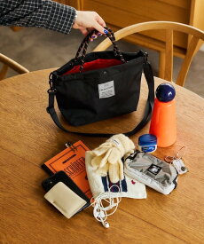 KiU 別注 2WAY 600D TOTE MINI BAG ミニ トートバッグ 25AW フリークスストア バッグ トートバッグ ベージュ ブラック