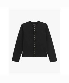 agnes b. HOMME SDR1 NEW CARDIGAN バックプリントカーディガン アニエスベー トップス カーディガン ブラック【送料無料】