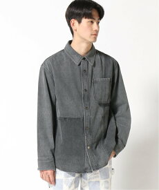 【SALE／60%OFF】GUESS (M)Men'S L/Slv Denim Shirt ゲス トップス シャツ・ブラウス グレー【送料無料】