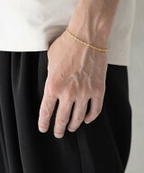 SENTI FINE MARINA CHAIN BRACELET GD マリーナチェーン細ブレスレット ゴールド コンポジット アクセサ…