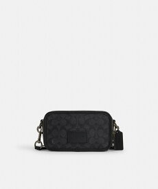【SALE／50%OFF】COACH OUTLET 【公式】ワイアット クロスボディ バッグ・シグネチャー キャンバス コーチ　アウトレット バッグ ショルダーバッグ ブラック【送料無料】