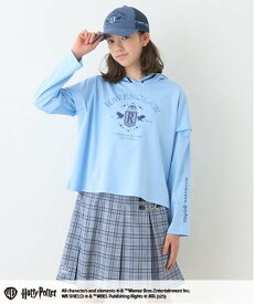 【SALE／50%OFF】pom ponette junior 【Harry Potter】2WAYパーカ ナルミヤオンライン トップス カットソー・Tシャツ ブルー ホワイト グリーン【送料無料】