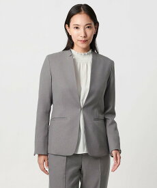 a day in the life メランジサージ デザインラペル ジャケット -ウォッシャブル・セットアップ対応- ＜A DAY IN THE LIFE＞ ユナイテッドアローズ アウトレット スーツ・フォーマル スーツジャケット グレー ホワイト ネイビー【送料無料】