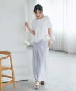 【再予約開始!・KAZUMI監修】ペプラムドッキングカットソー