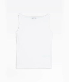 agnes b. FEMME JG13 TS コットンタンクトップ アニエスベー トップス カットソー・Tシャツ ホワイト【送料無料】