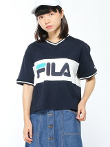 (L)別注FILAリブラインTシャツ
