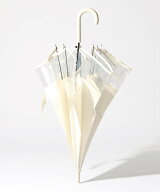 LAKOLE 切替バイカラー長傘[60cm] ラコレ ファッション雑貨 傘・長傘 ブラック ホワイト カーキグリーン …