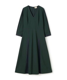 【SALE／50%OFF】TOMORROWLAND BUYING WEAR BODICE Vネックドレス トゥモローランド ワンピース・ドレス ワンピース ネイビー【送料無料】