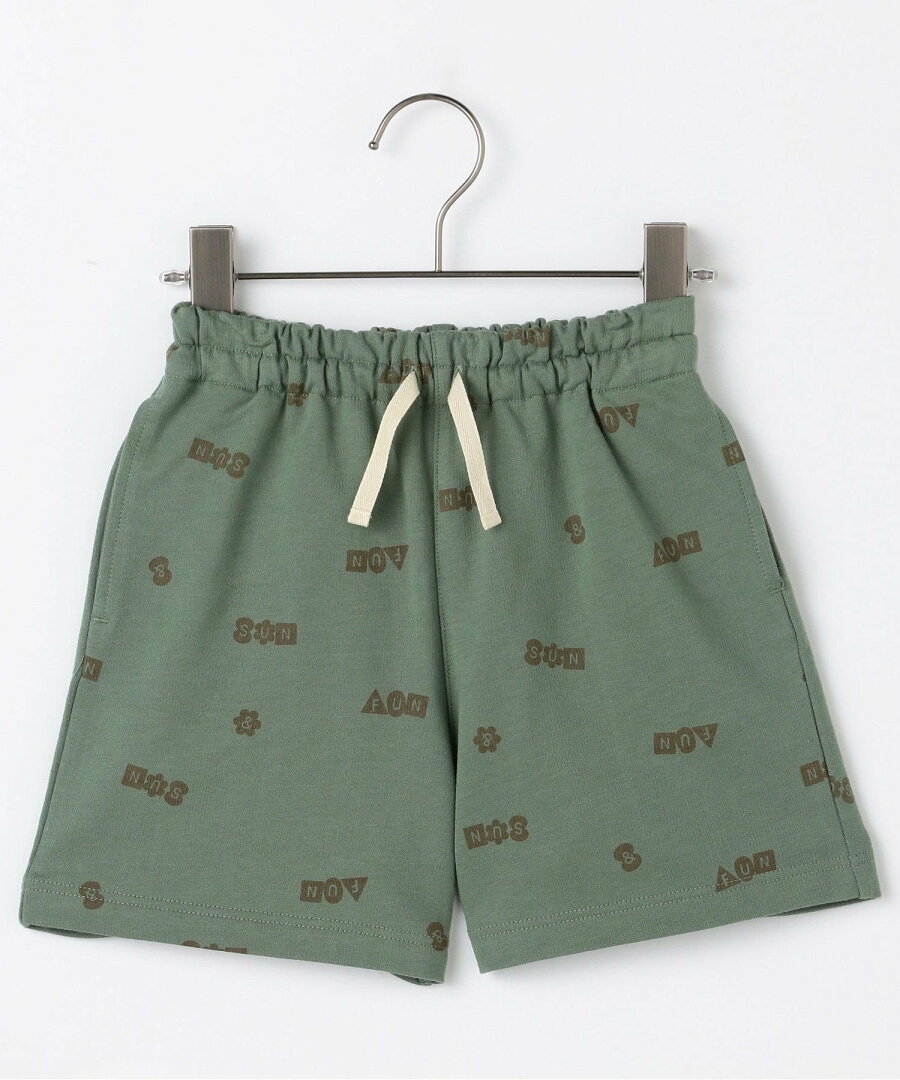【SALE/20%OFF】p.premier イロチ買いしたい総柄イージーハーフパンツ エフオーオンラインストア パンツ その他のパンツ ブラウン カーキグリーン グレー ベージュ レッド - メイン画像 11