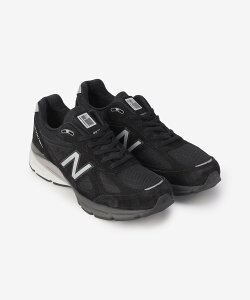 Bshop New Balance �b U990 V4 BLACK MEN �r�V���b�v �V���[�Y�E�C �X�j�[�J�[ �u���b�N�y���������z