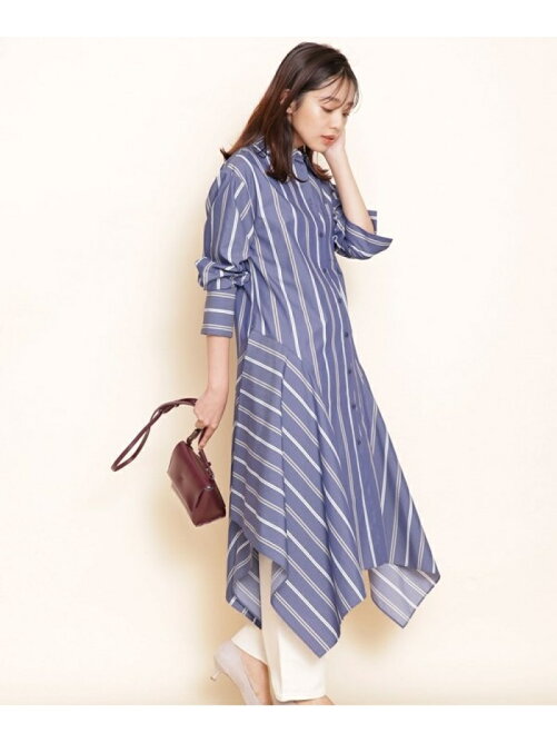Nano Universe ストライプシャツワンピース Rakuten Fashion 楽天ファッション 旧楽天ブランドアベニュー Bk1928