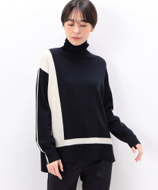 【SALE／20%OFF】COMME CA 配色ニット プルオーバー コムサ トップス ニット【送料無料】