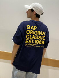 【SALE／62%OFF】GAP (U)GAP 1969 ロゴ グラフィックTシャツ(ユニセックス) ギャップ トップス カットソー・Tシャツ ブラック パープル グリーン イエロー ネイビー ホワイト