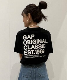 GAP (U)GAP 1969 ロゴ グラフィックTシャツ(ユニセックス) ギャップ トップス カットソー・Tシャツ ブラック パープル グリーン イエロー ネイビー ホワイト【送料無料】