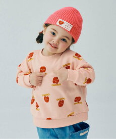 p.premier イロチ買いしたい総柄トレーナー リンク エフオーオンラインストア トップス スウェット・トレーナー ブラウン ホワイト ブルー イエロー