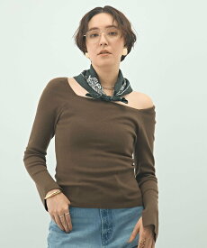 NOLLEY'S sophi 【WEB限定カラーあり】総針スクエアネックプルオーバーニット ノーリーズ トップス ニット ブラック グリーン ブルー ホワイト【送料無料】