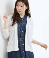 grove 高評価!【接触冷感/UVカットetc】ベーシックショートカーディガン グローブ トップス カーディガン…